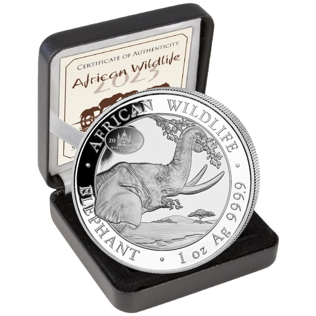 ELEPHANT EXCLUSIVE BERLIN CATHEDRAL WMF PRIVY 2023 1 oz Pure Silver Coin Somalia