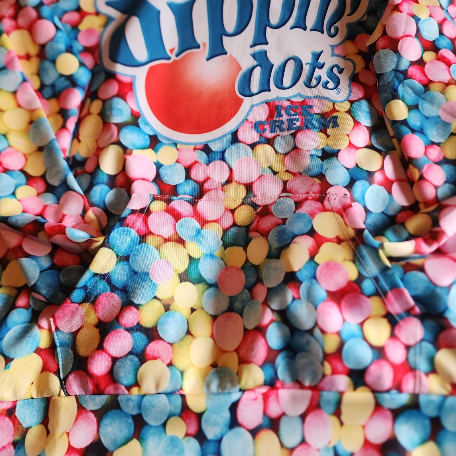 Retro Dippin' Dots Logo Graphic Hoodie - Ice Cream Lovers Youth's Hoodie 3