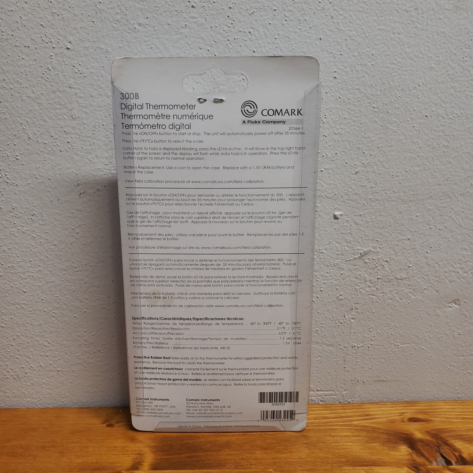 Biocote Comark 300b Digital Pocket Thermometer 4