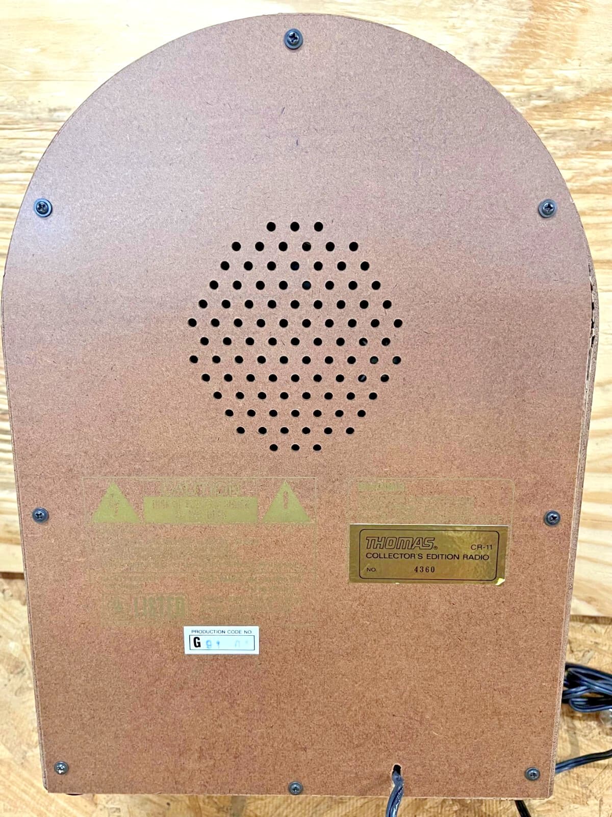 Planters Mr. Peanut Collector's Edition Radio "Thomas CR-11" Jukebox - NEW 5