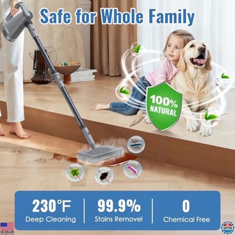 FEPPO 10-in-1 Steam Mop & Handheld Cleaner – Multi-Purpose Steamer for Floors 4