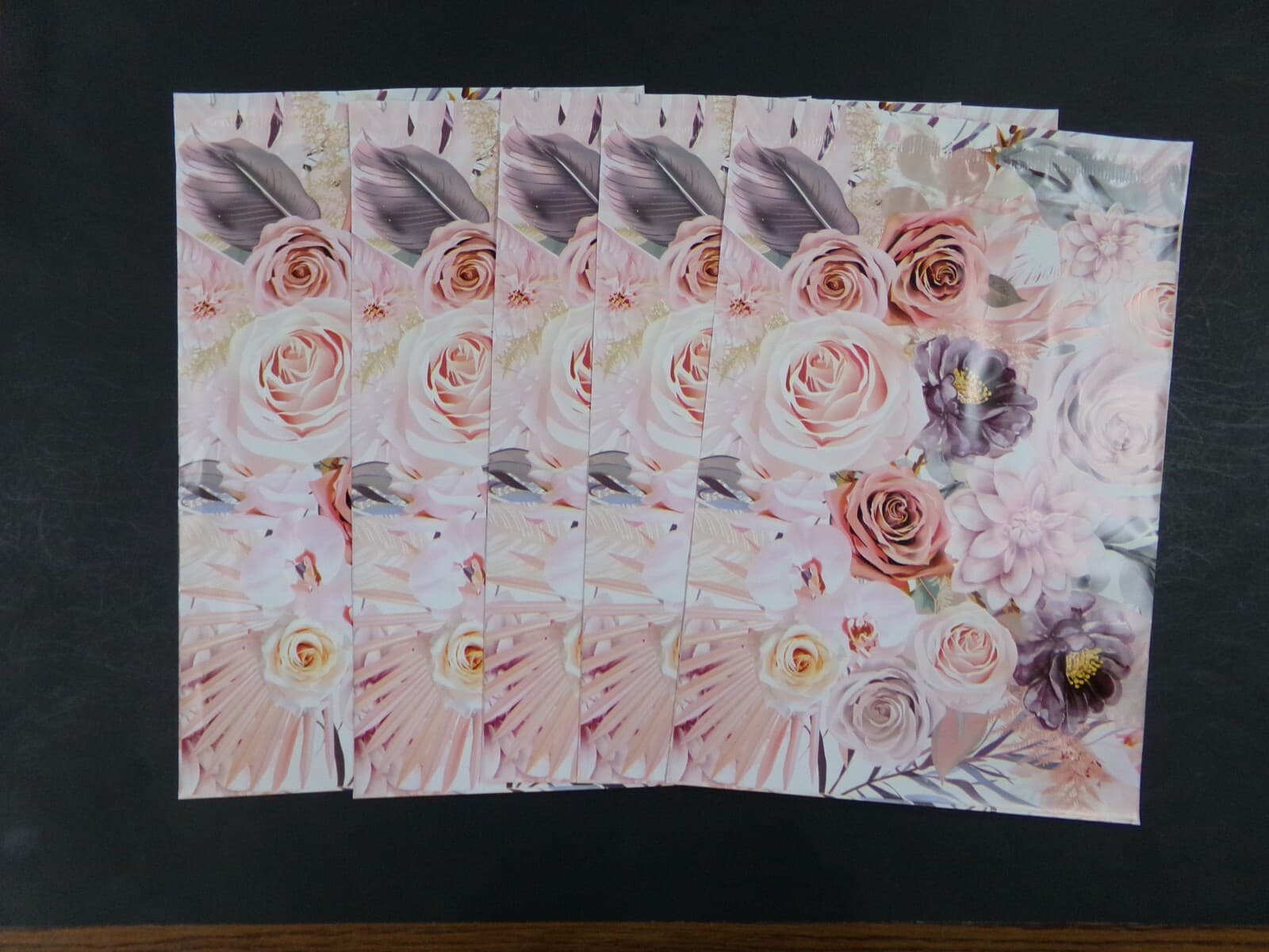 10-100 14x17 BOHO FLORAL Poly Mailers Flower Pastel Shipping Envelopes Bags 5