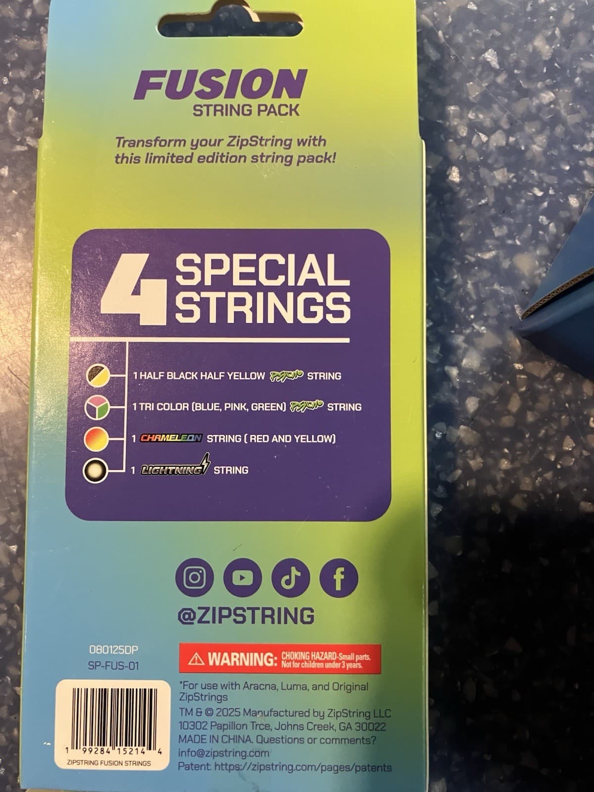 Zipstring Aracna NIB plus bonus string 2