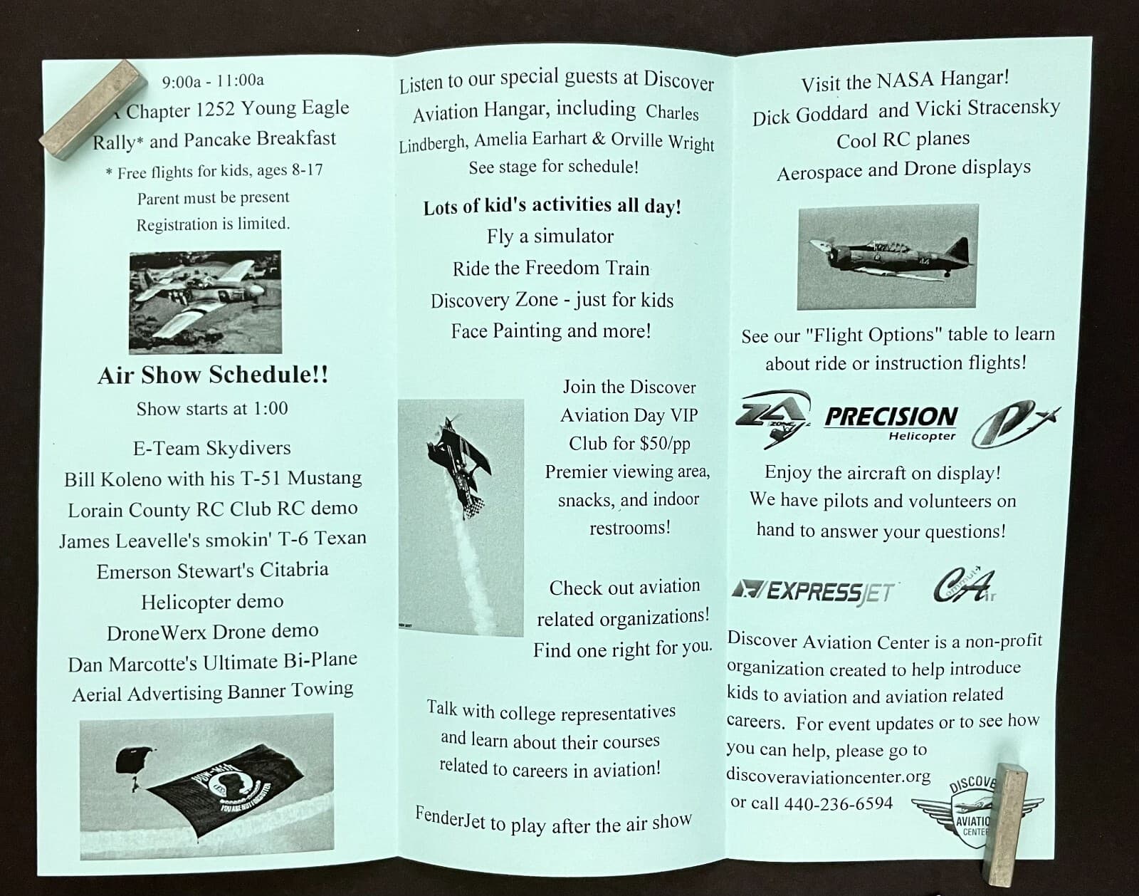 2000-2010s Military War NASA Aviation Air Force Museums Travel Brochure Lot Of 4 3