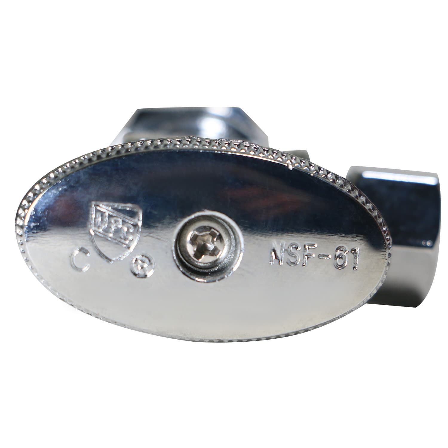 100) XFITTING 5/8" x 3/8" OD Compression Angle Stop Valve, 1/4 Turn, Lead Free 4