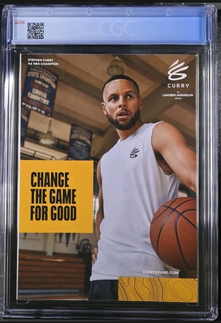 2025 SLAM Magazine #255 Luka Doncic Los Angeles Lakers Uniform Graded CGC 8.5 2