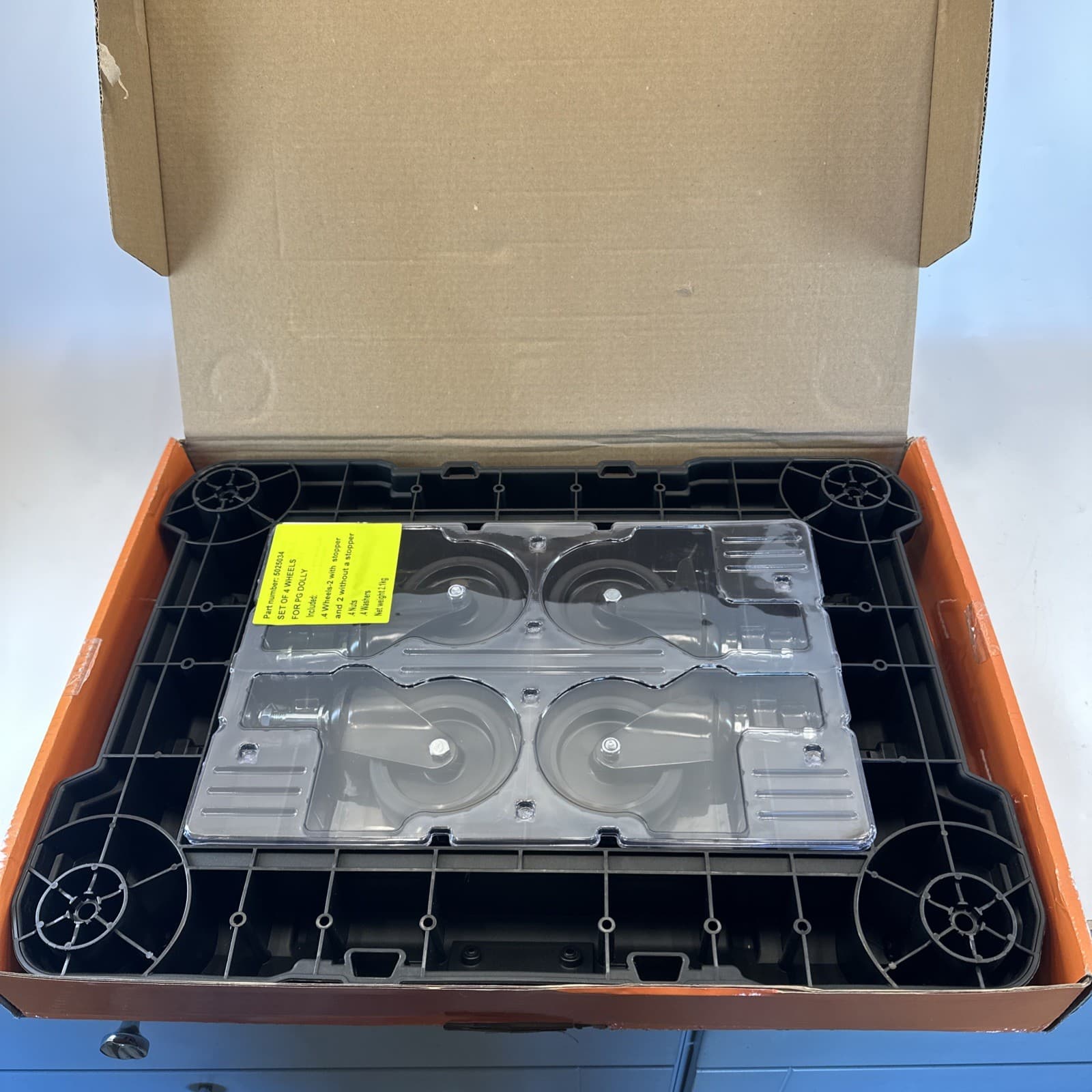 Ridgid Pro Gear Dolly Cart Modular Tool Box System Gen 2.0 330 Lb Capacity 4