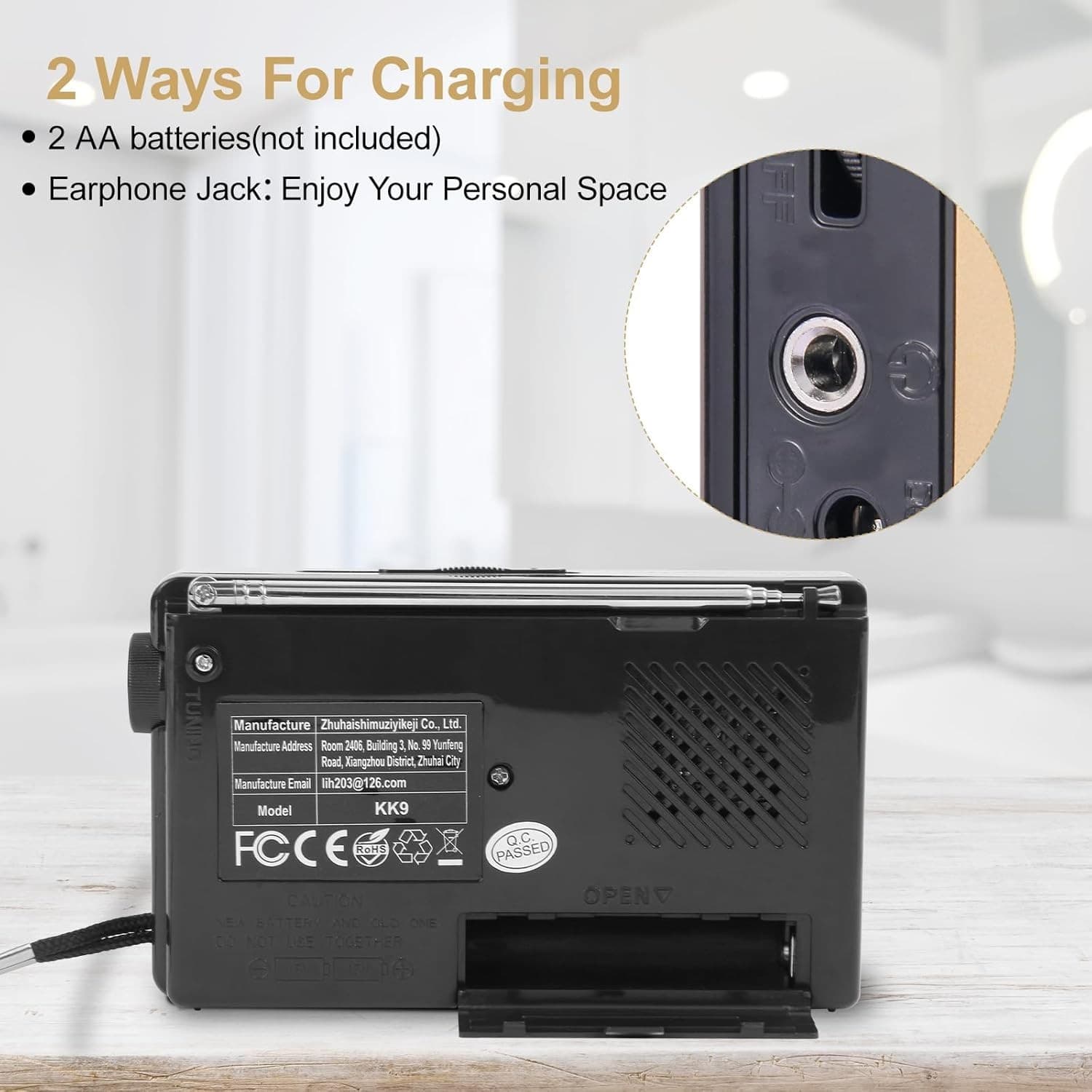 Portable AM FM SW Radio Analog with Loud Speaker Battery Operated Transistor Sen 4