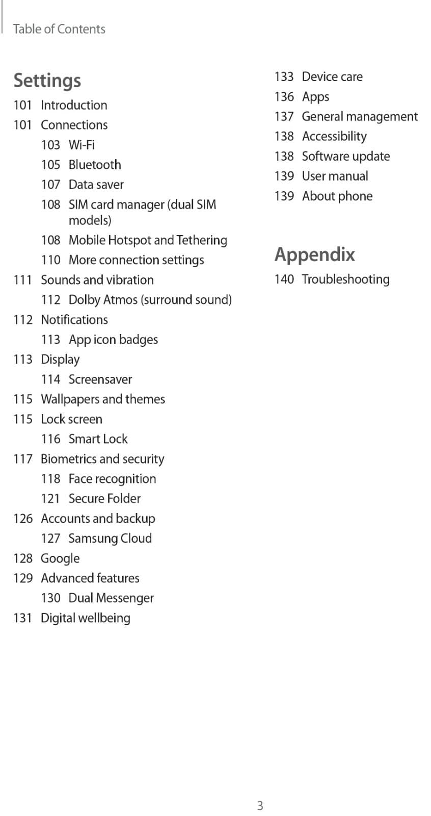 Samsung Galaxy A10 A105 Pie Cell Phone OWNER'S USER MANUAL 6