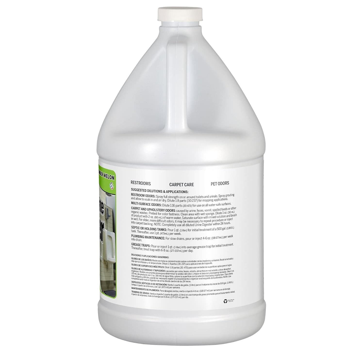 Nilodor Bio-Enzymatic Urine Digester with Odor Neutralizer, Cucumber Melon, 1 ga 5