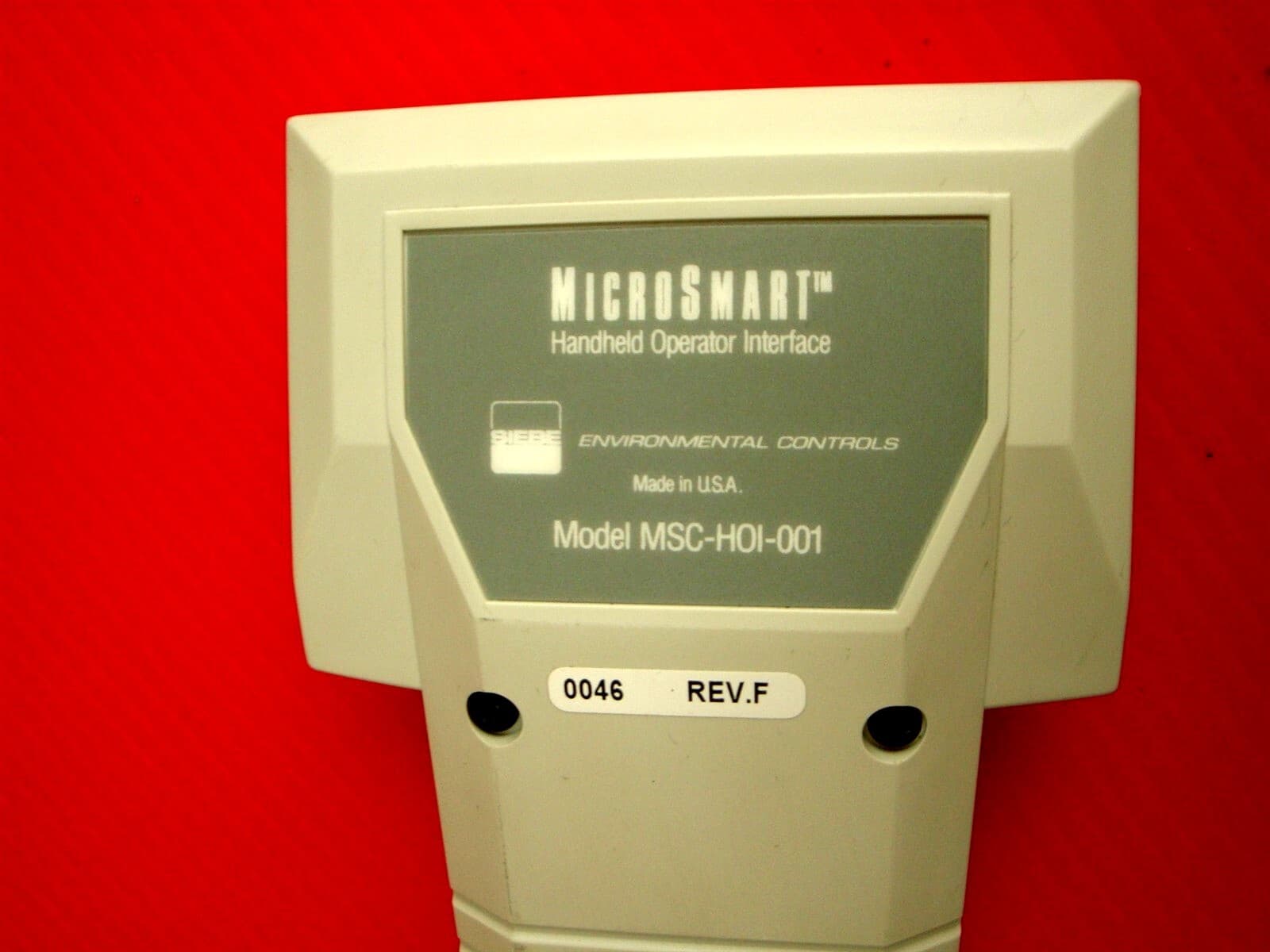 Siebe MICROSMART MSC-HOI-001 (New) HANDHELD OPERATOR INTERFACE w/Bag Manual Copy 4