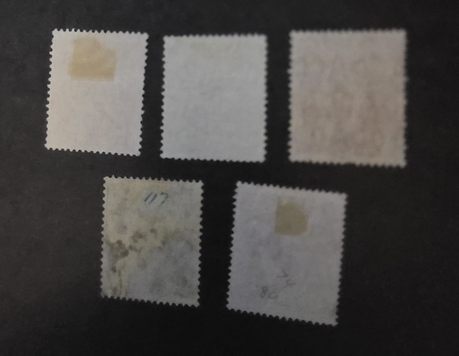 Australia Scott 66 67 68 72 74  King George V  Stamp Lot Used T17128 2