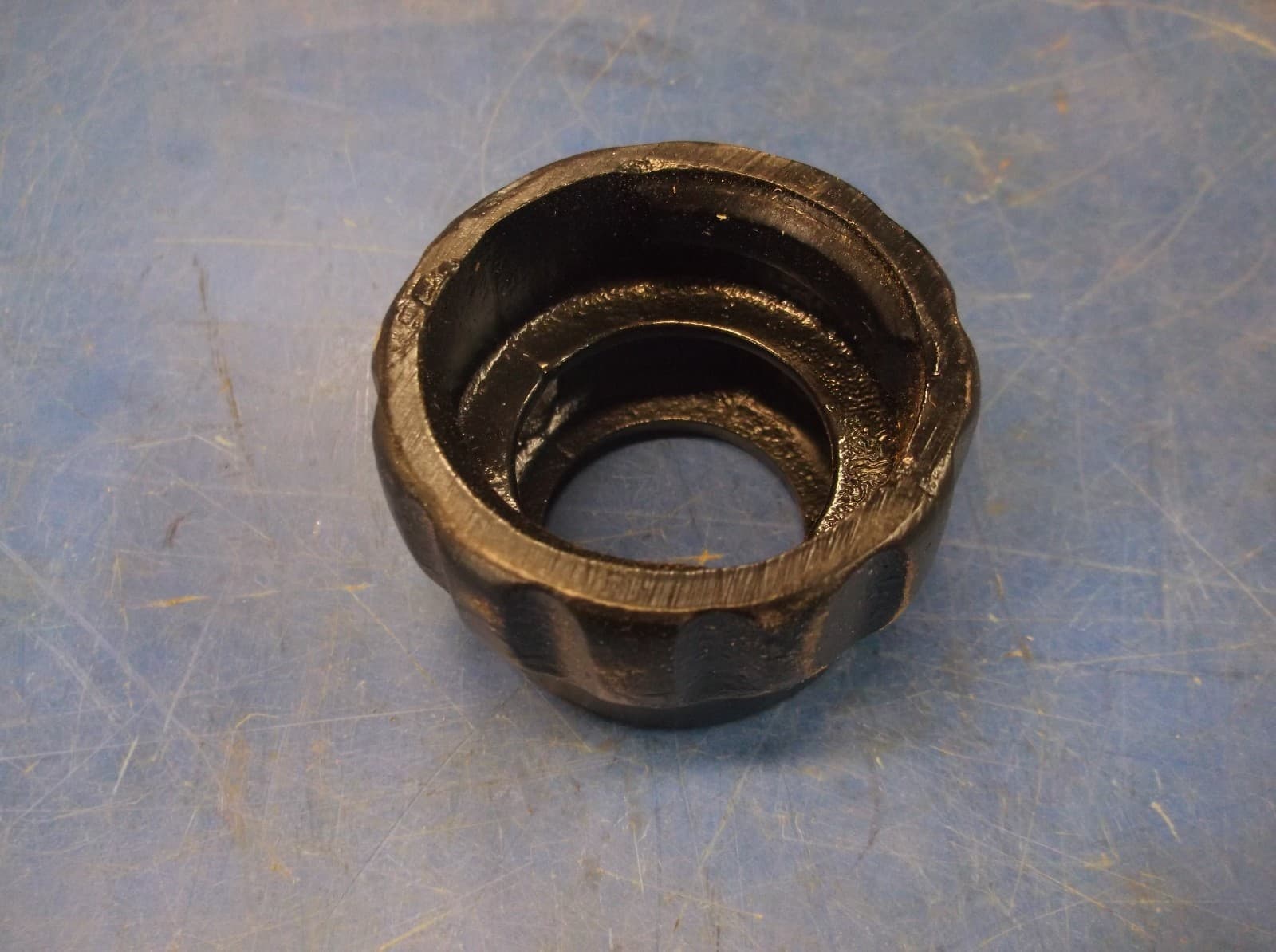 ENTERPRISE ORIGINAL OLD STYLE METAL CAST IRON NUT SAUSAGE STUFFER  LARD PRESS 3