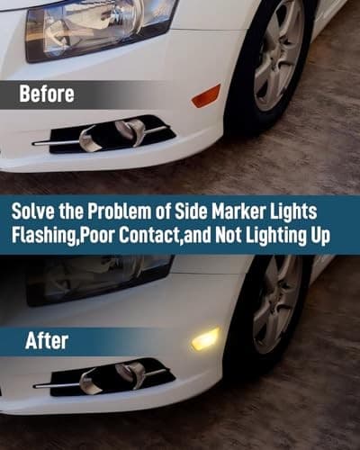 2-Pin Side Marker Light Connector Pigtail Fit for Chevy Cruze 2011 2012 2013  4