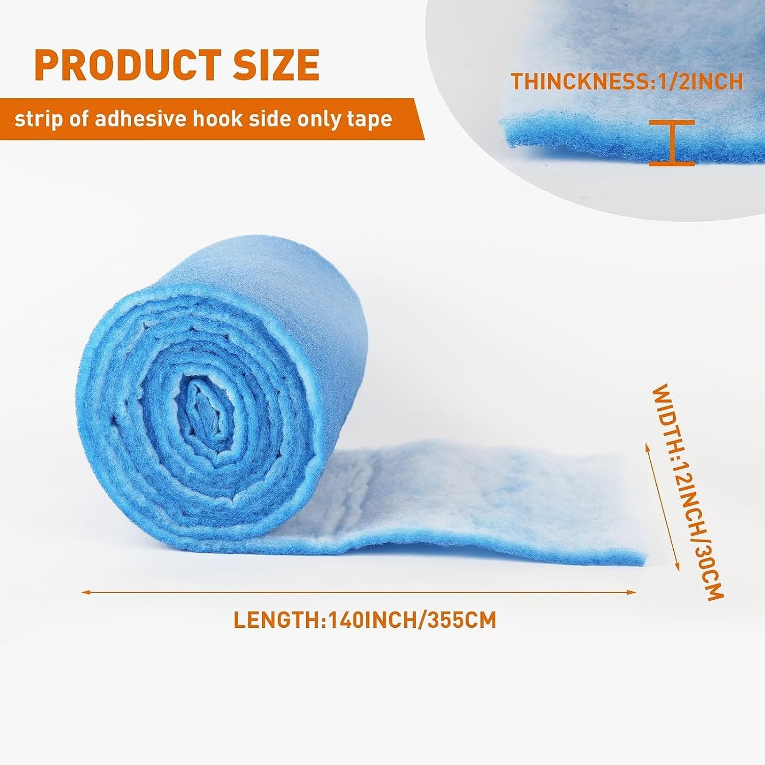 Air Vent Filter Kit Electrostatic Roll,Fit All Ceiling, Wall HVAC Furnce Vents 4