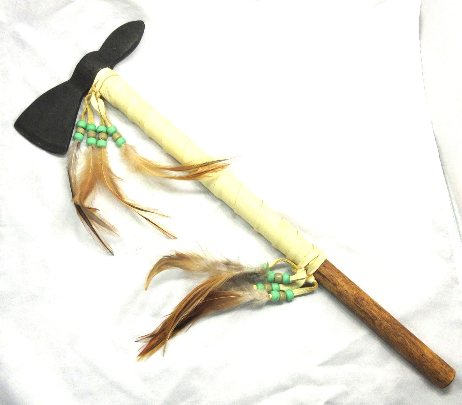 Native American War Club, Cherokee Made, Battle Axe, Tomahawk, Decor COA, #36 4