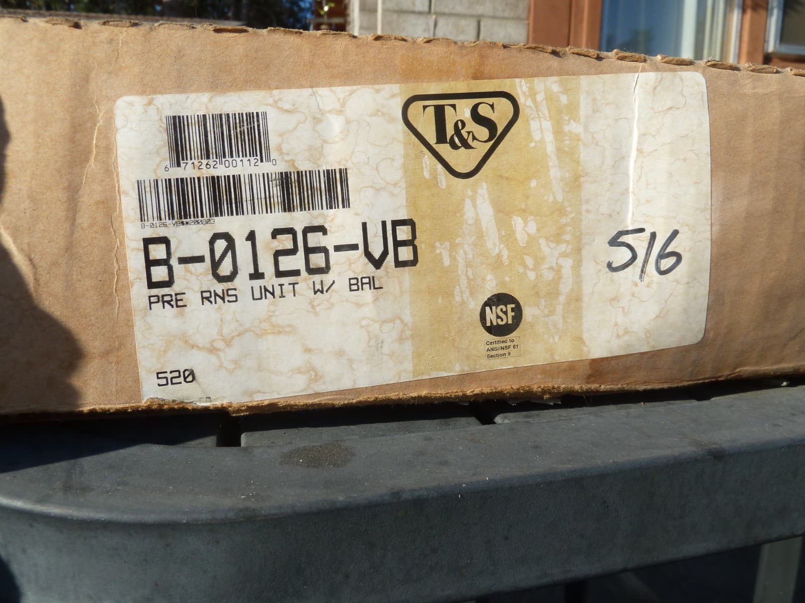 T&S Brass B-0126-VB Pre-Rinse Assembly,  with balancer new unused faucet 2