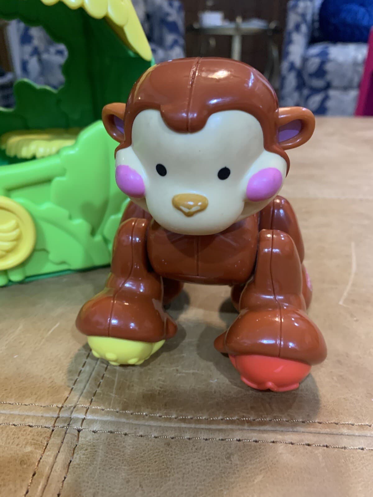 Fisher Price Amazing Animals Monkey With Sound Carry Along Playset Tote 2006 3