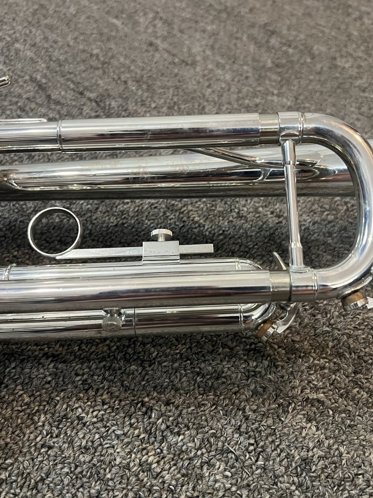 JEAN PAUL TR-430-10211 SILVER PLATE INTERMEDIATE TRUMPET W/ CASE 4