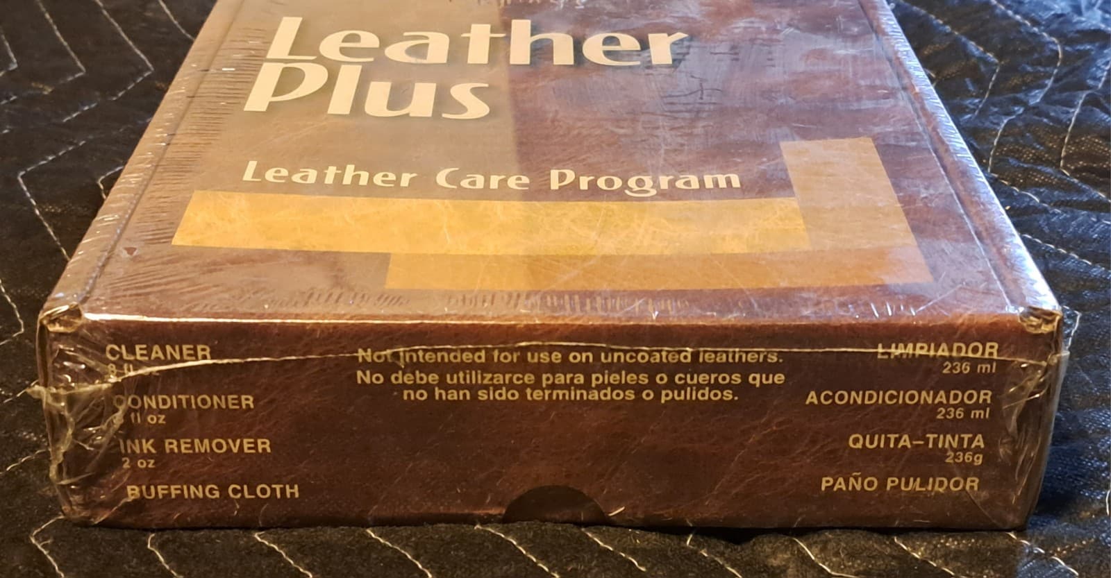 Leather Plus Leather Care Program Furniture Cleaner Conditioner Buffing Cloth 3