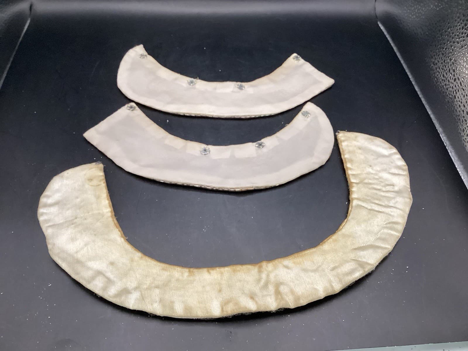 Lot Of 4 Vintage Beaded And Lace Collar And Wrist Trims 5