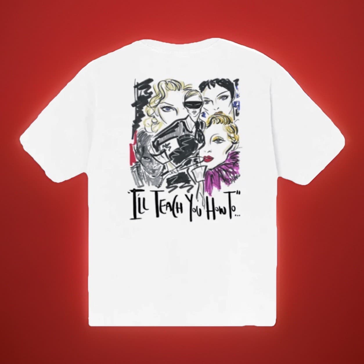 MADONNA SEALED 30th ANNIVERSARY SHIRT EROTICA I’LL TEACH YOU HOW TO 2022 WHITE L