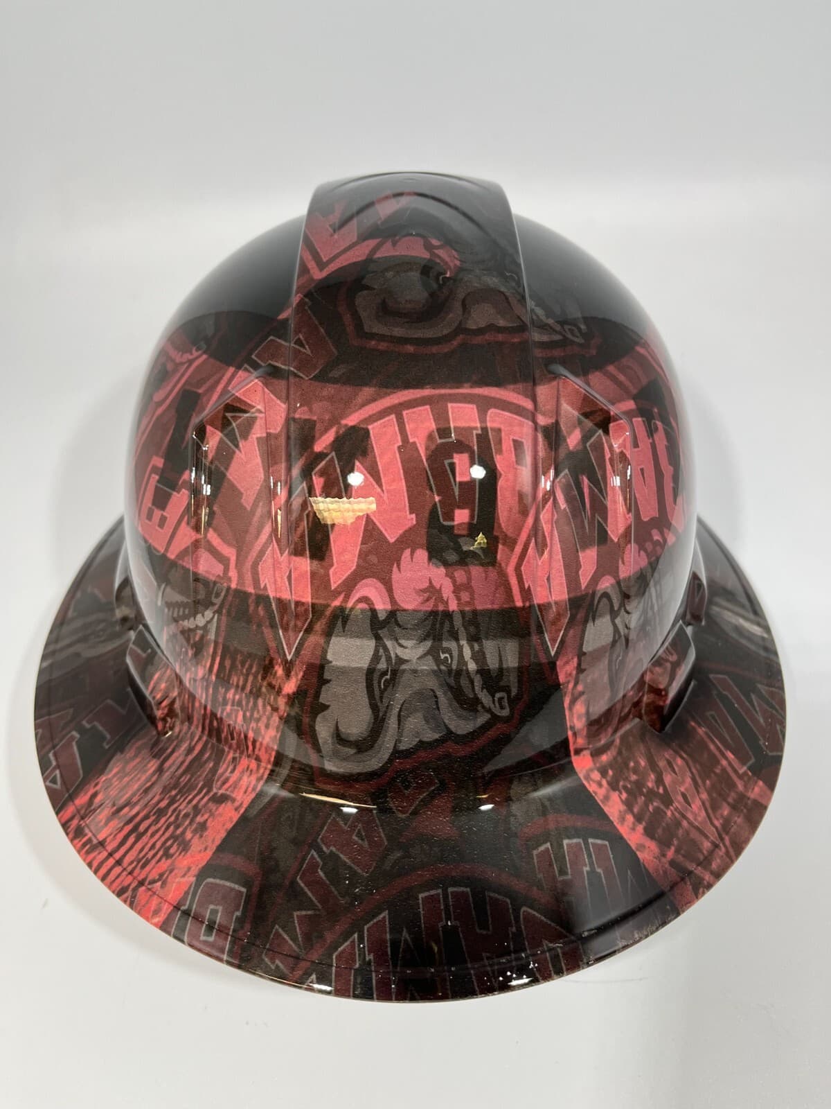 New Full Brim Hard Hat Custom Hydro Dipped ALABAMA CRIMSON TIDE BAMA ABSTRACT 3