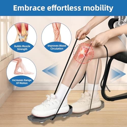 Knee Glider for Replacement, Leg Exerciser and Rehabilitation Device for Grey 3