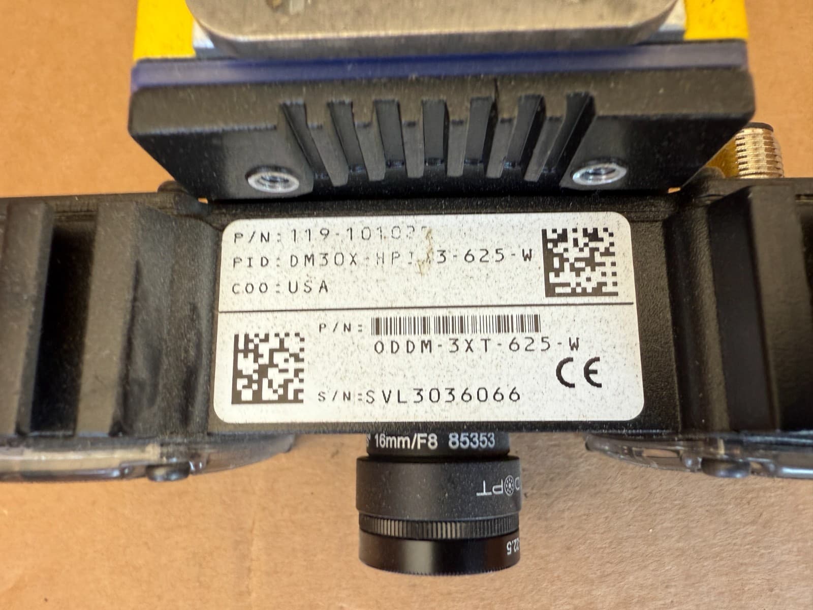 Cognex Corporation 821-10028-3R DM475X-M Barcode Reader w/ Smartvision Lights PN 4