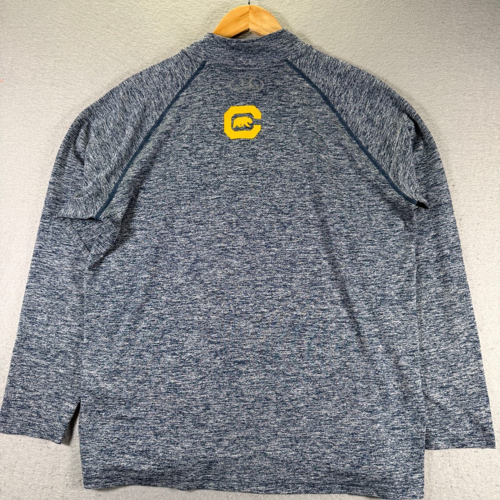 Under Armour Cal Bears Quarter Zip Pullover Long Sleeve Mens Large 2