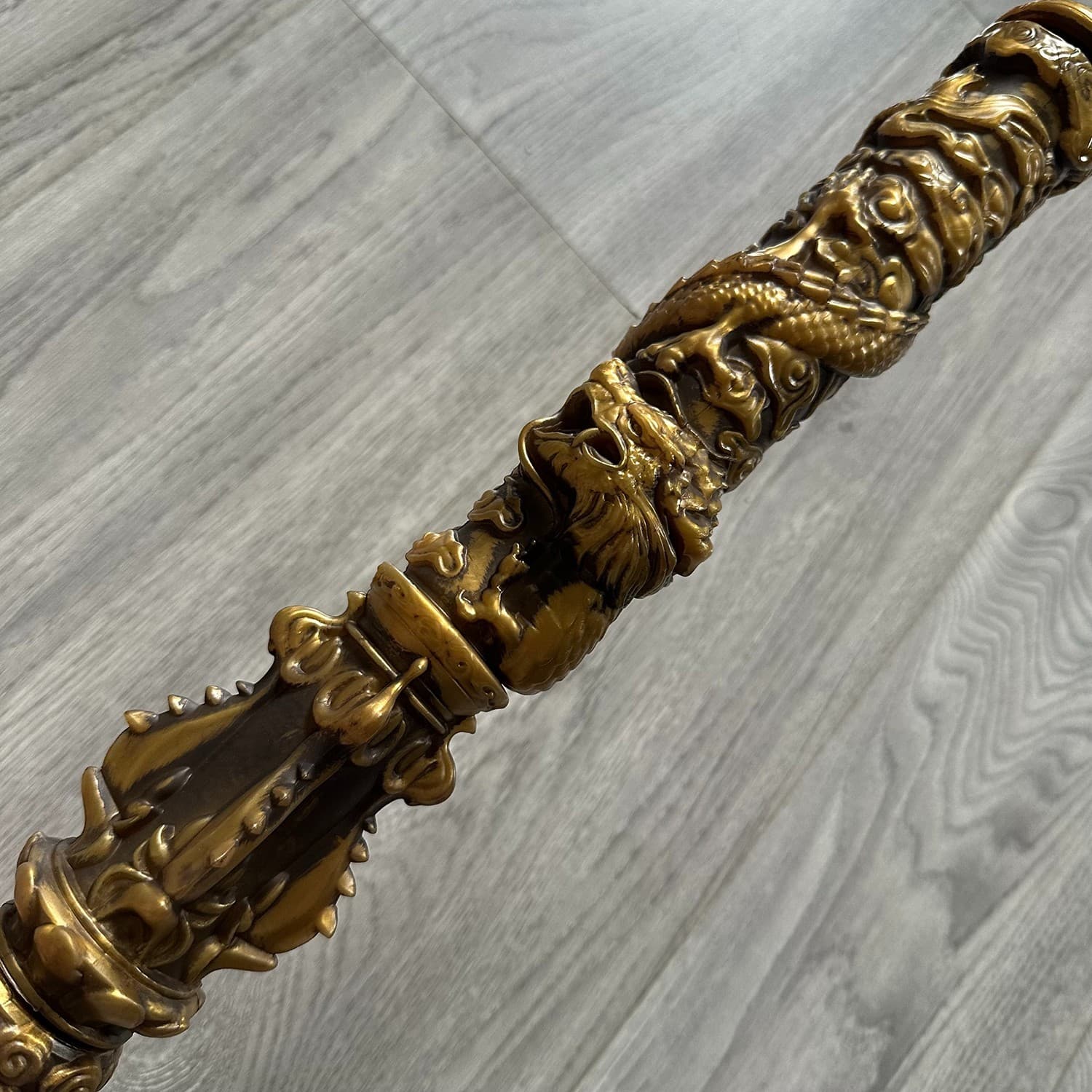 Black Myth Wukong,full length 1.7m retractable aluminum alloy golden band weapon 6