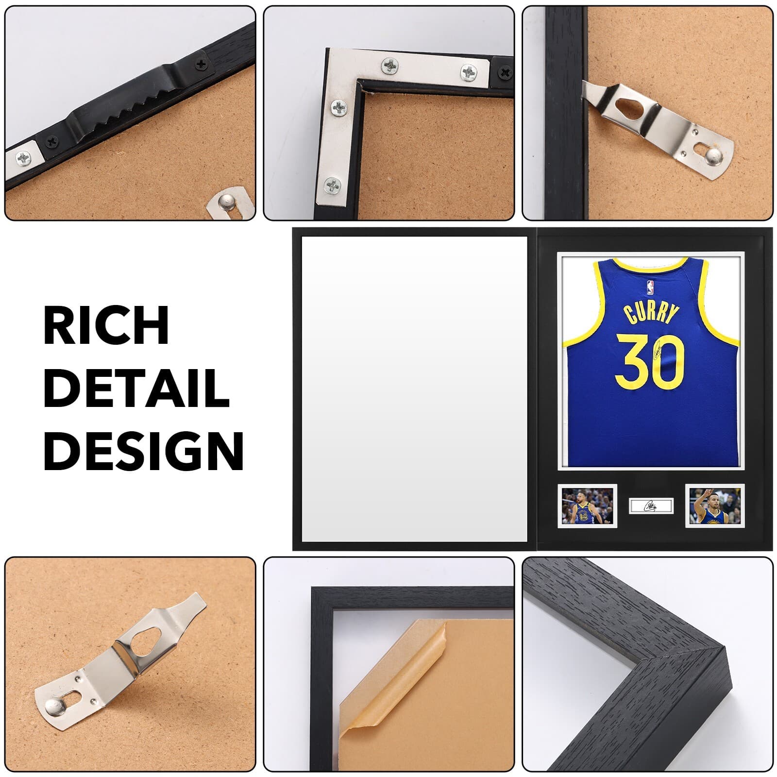 Jersey Frame Display Case Jersey Frame Jersey Display Case Jersey Shadow Box 4PC 4