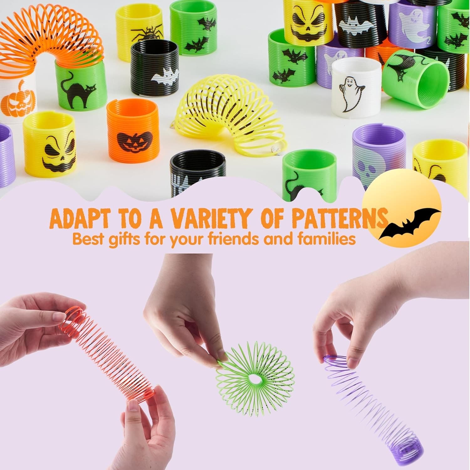 JOYIN 36 PCS Halloween Coil Spring Toys for Kids, Mini Magic Springs for...  4