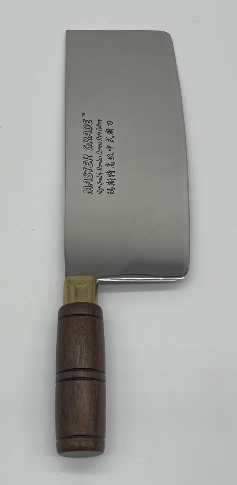 High-Quality Stainless Steel Chinese Cleaver Chef Knife Heavy Duty 8" Blade 2