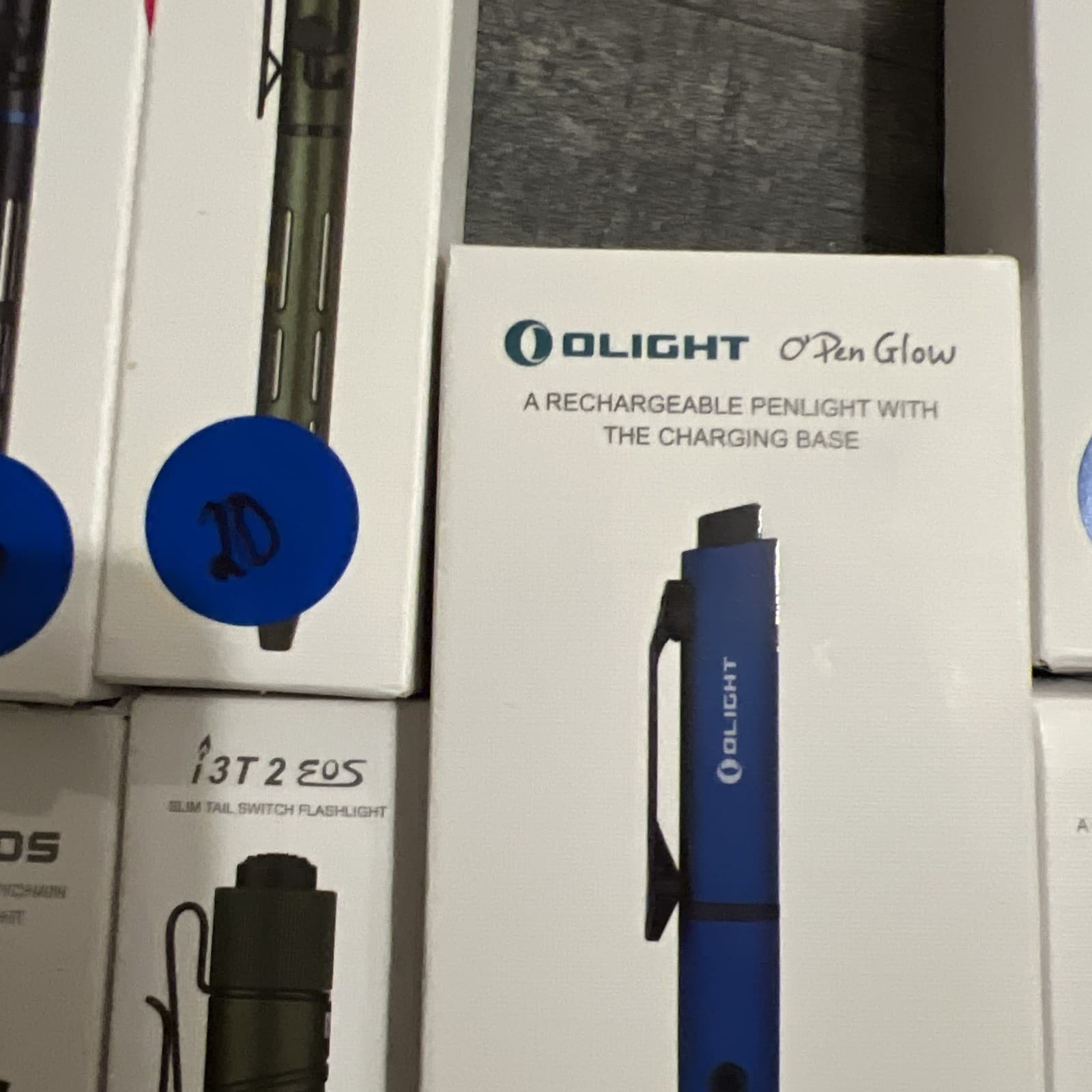 Olight O’Pen Glow EDC Pen with Flashlight and Green Pointer BUNDLES & EXTRA  2