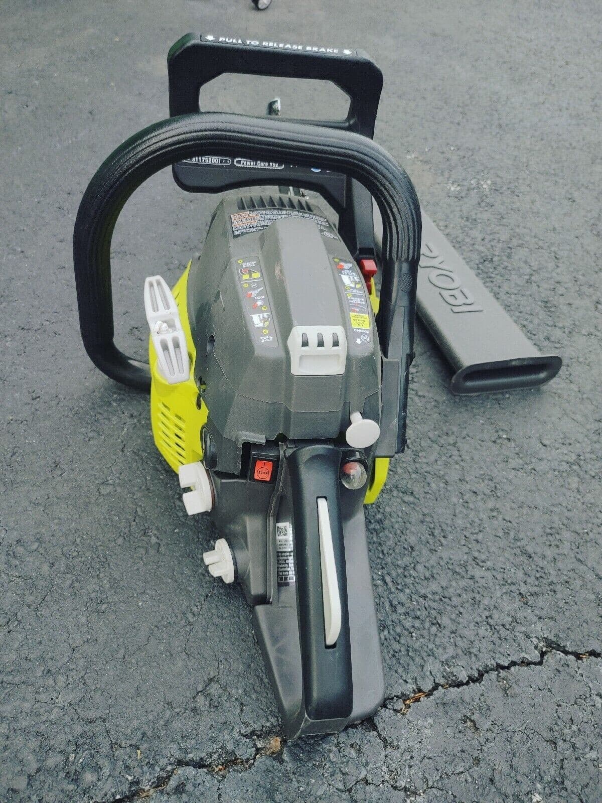 Ryobi RY3714 2-Cycle 14" 37cc Gas Powered Chainsaw 6