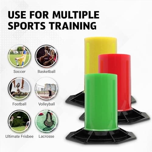 The Snake Trainer - Lightweight Stickhandling Training Tool - 1 Drill Cones 6