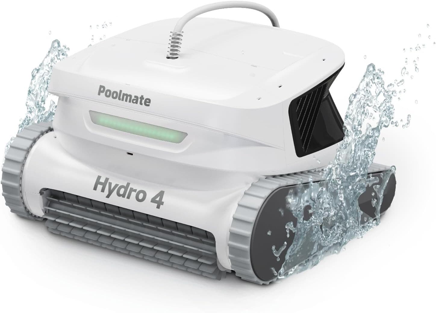 Poolmate Hydro 4 Robotic Pool Vacuum Cleaner,Wall Climbing App Control Dual Turb