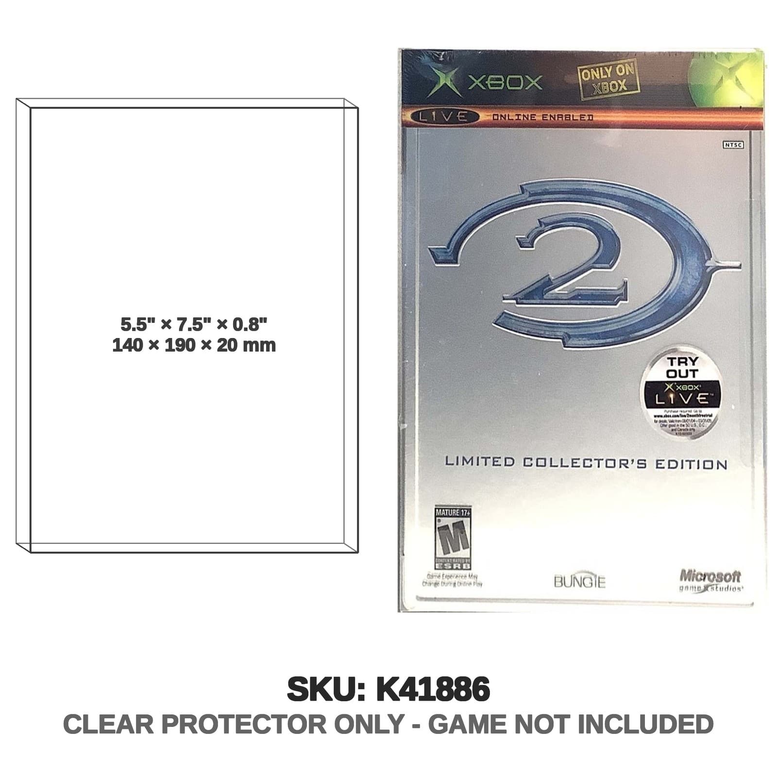 Protector For Halo 2 Limited Collector's Edition XBOX