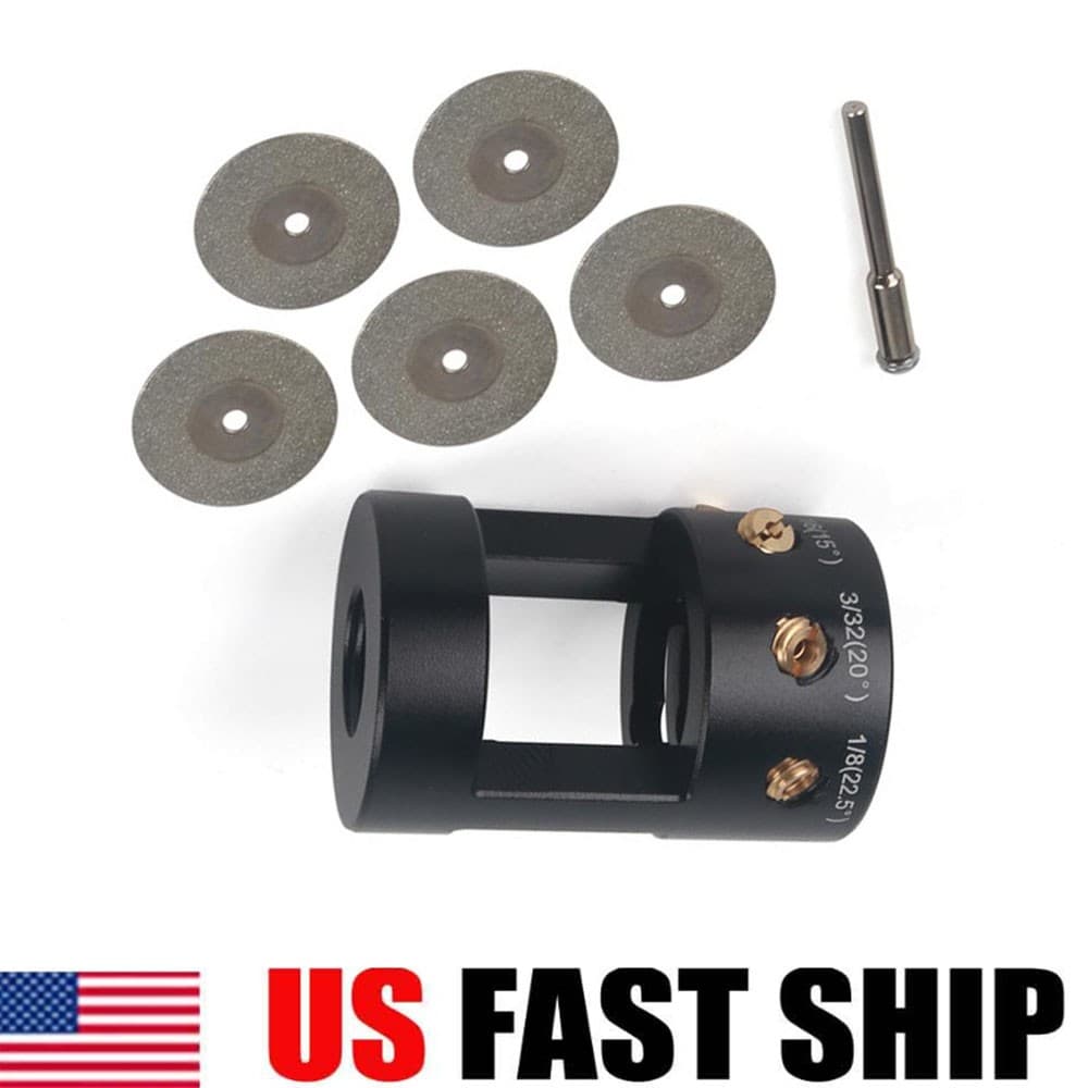 TIG Welding Tungsten Electrode Sharpener/ Grinder Multi-Angle + Offsets US NEW