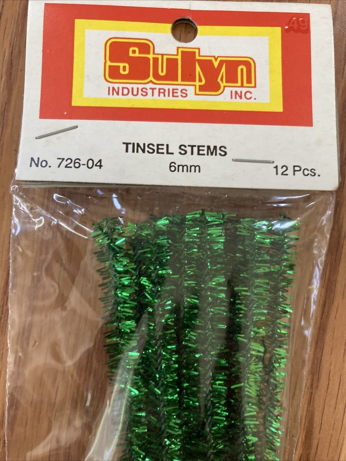 Sulyn Vintage Tinsel Stems Pipe Cleaners 6mm, Lot Of 9 Pkgs 2