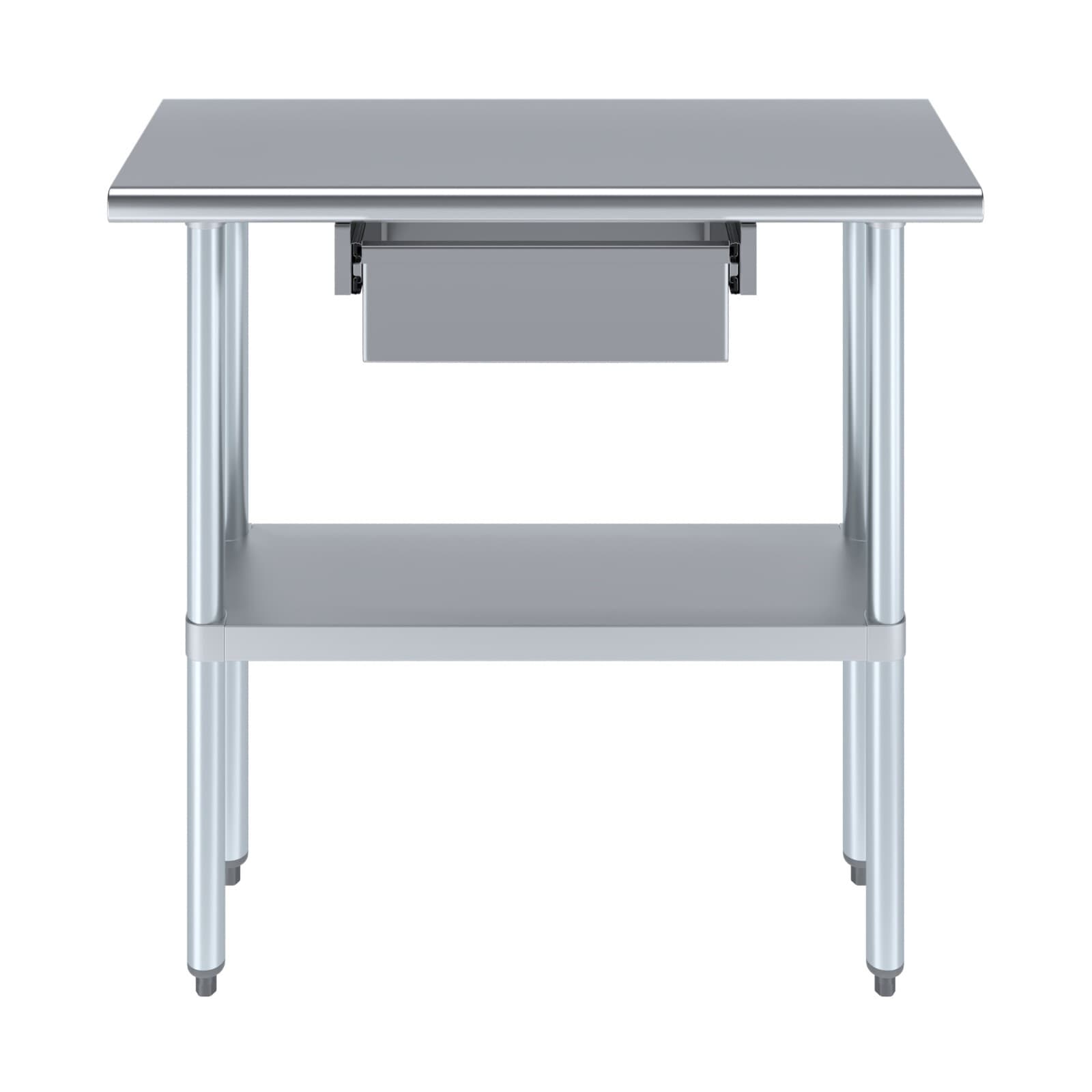 Stainless Steel Work Table With a Drawer 2