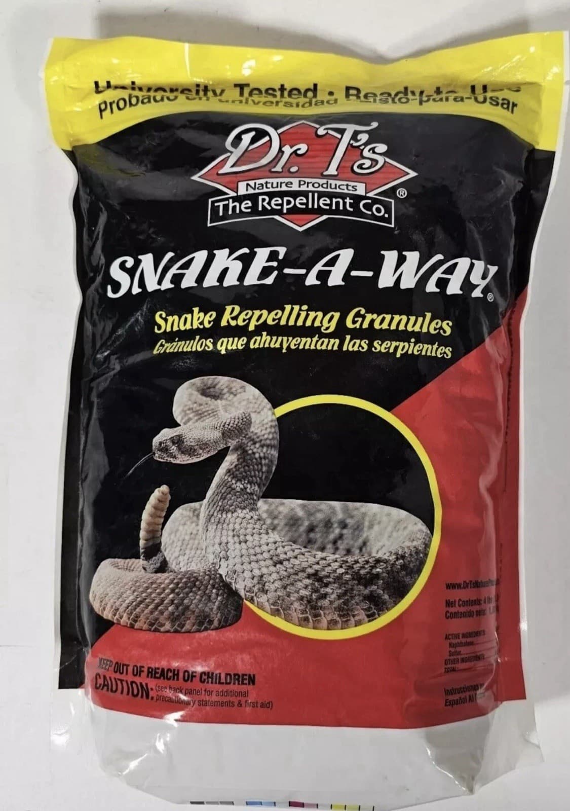 Dr. T's, 4LB Bag - Snake-A-Way Snake Repellent | Granules