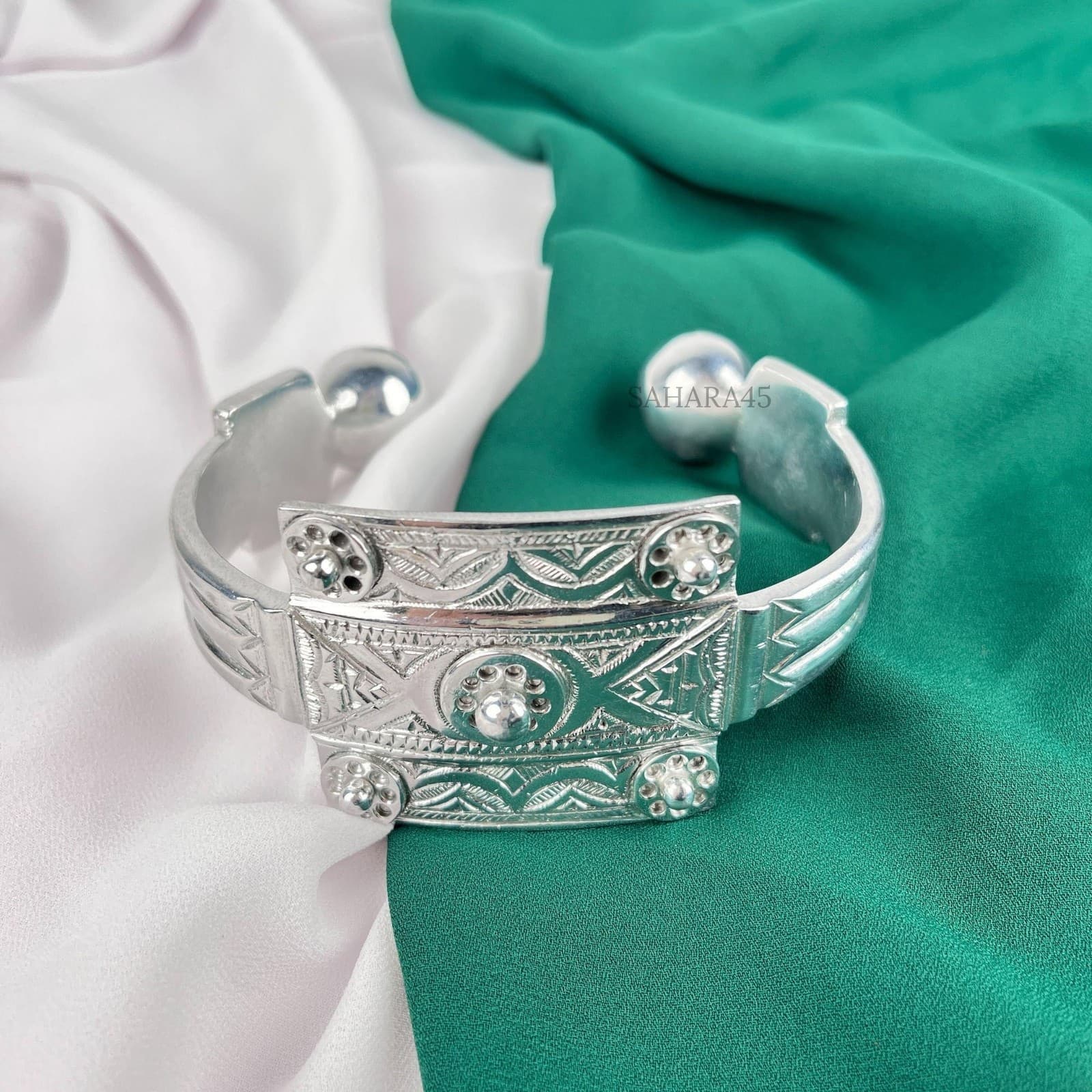 Tuareg Aluminum Anklet with Knobs Tuareg Anklet African Anklet Khalkhal Sharawi 4