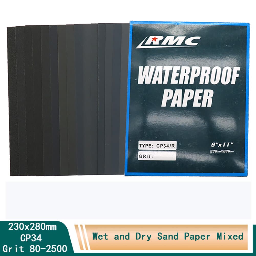 230x280mm Wet and Dry Sand Paper Mixed Assorted Grit 80-2500 Car Paint Sandpaper
