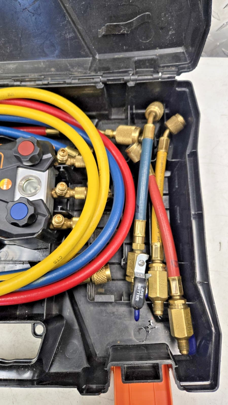 Testo 550s AC Manifold Gauge Set 2 Wired Temperature Clamp Probes Bluetooth 3