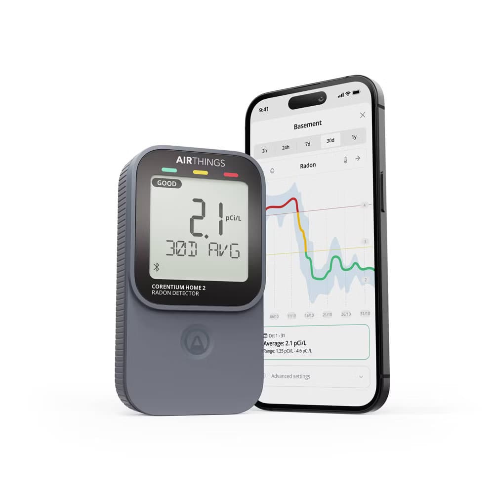 Airthings Corentium Home 2 - Digital Radon Detector 2
