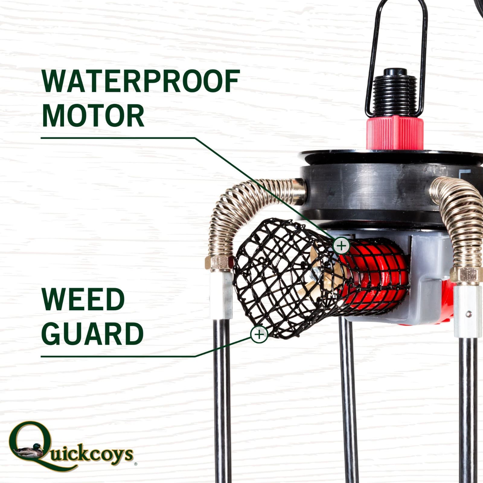 Quickcoys Motion Decoy System – Realistic Waterfowl Hunting Motion Setup 3