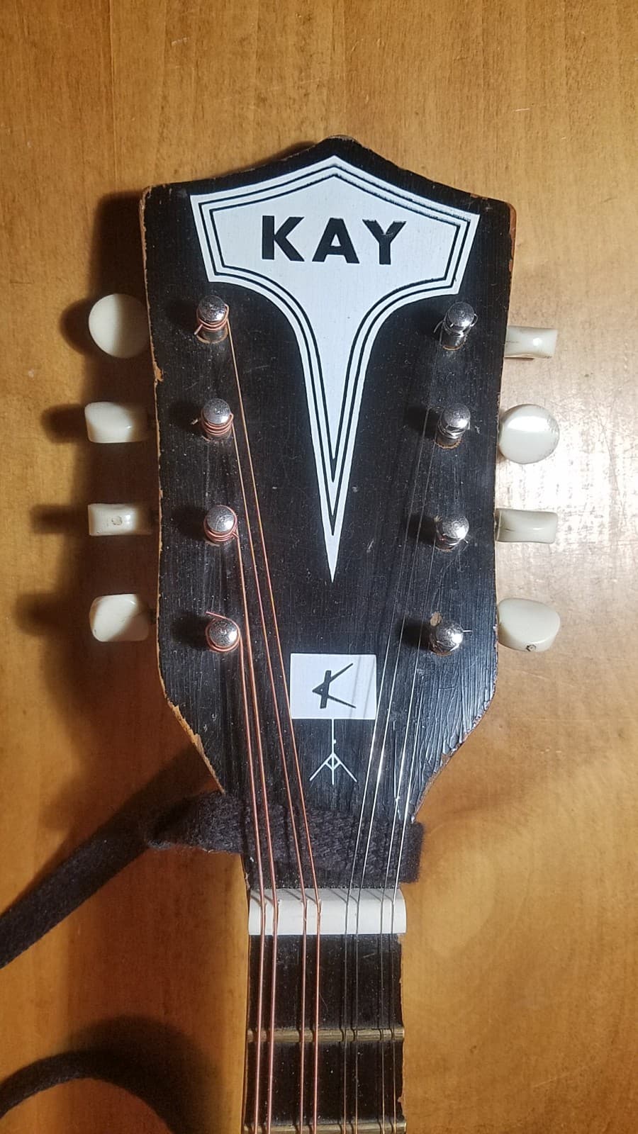 KAY N3 Mandolin (1950-1960`s) with strap- & tech set up 5