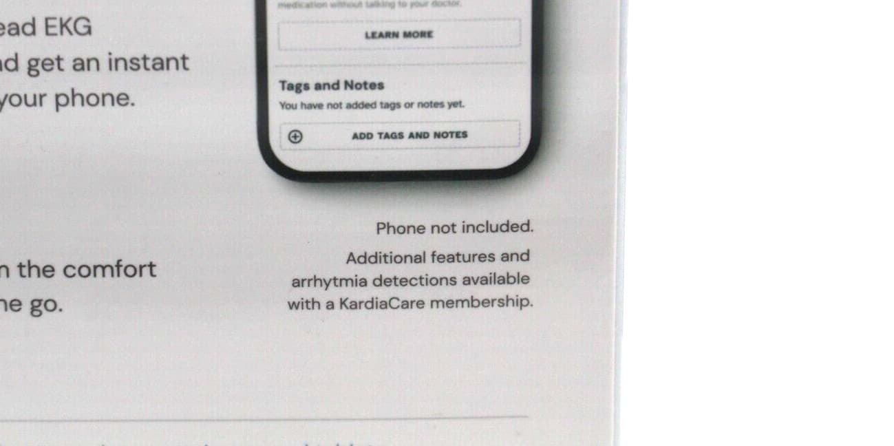 AliveCor KardiaMobile Wireless Personal EKG Monitor (AC-009-UA-DI) - NEW 4